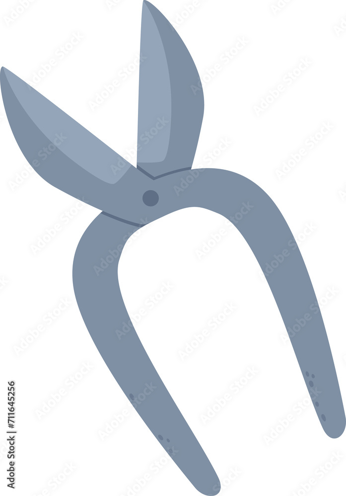 Gardening scissors used to cut plants trees bushes Gardening scissors used to cut plants trees bushes