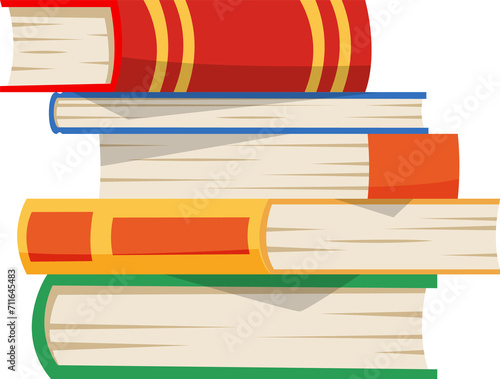 Encyclopedia library textbooks, bestsellers stack