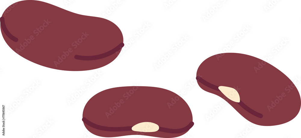 Kidney beans, seeds isolated legumes food Kidney beans, seeds isolated legumes food