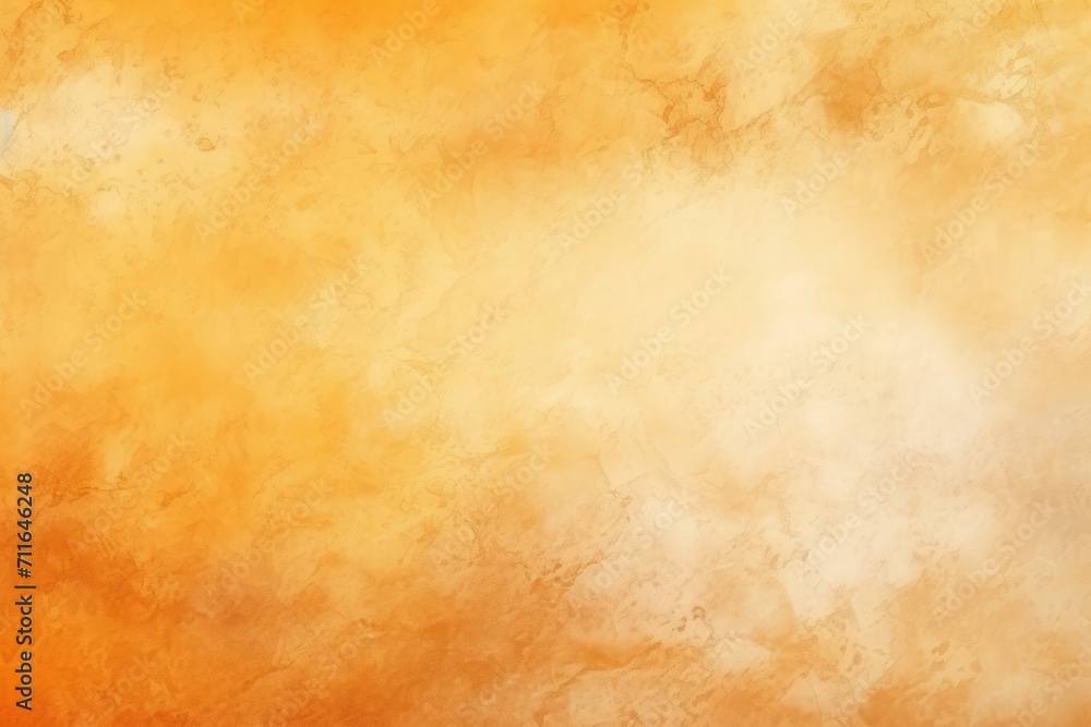 Amber flat clear gradient background with grainy rough matte noise plaster texture