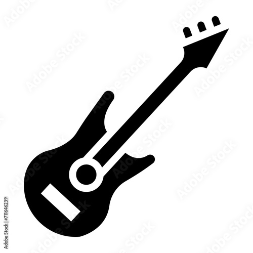 Guitar icon vector image. Can be used for Festa Junina.