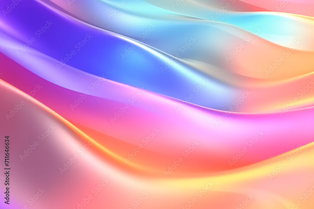 Close-Up of Vibrant Wavy Background in Multiple Colors Close-Up of Vibrant Wavy Background in Multiple Colors