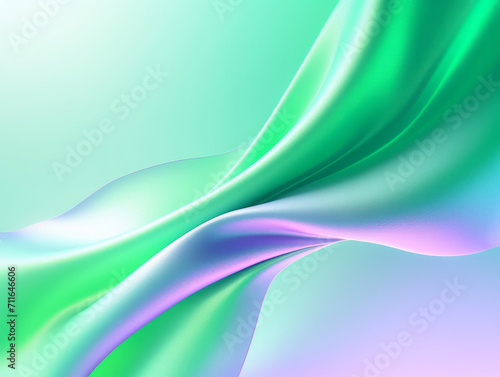 Close Up of Green and Blue Background