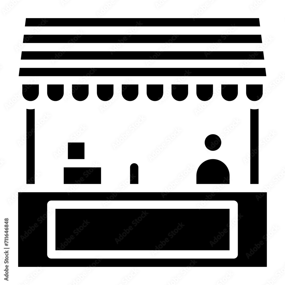 Market Stand icon vector image. Can be used for Festa Junina. Market Stand icon vector image. Can be used for Festa Junina.