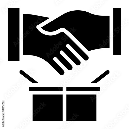 Backroom Bargain icon vector image. Can be used for Corruption.