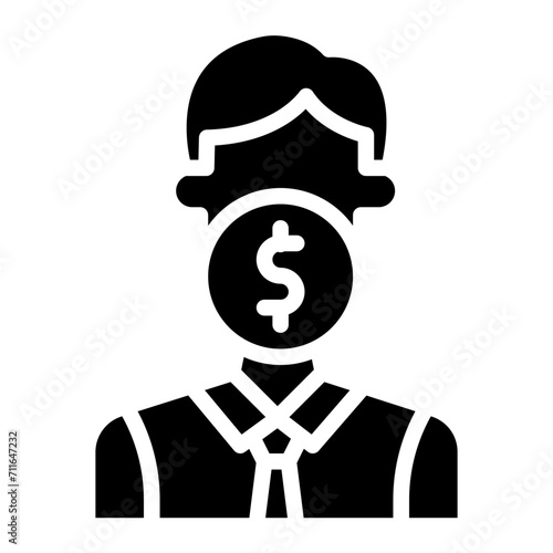 Hush Money icon vector image. Can be used for Corruption.