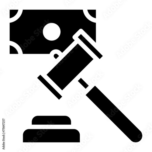 Bribed Judge icon vector image. Can be used for Corruption.