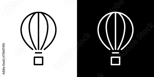 シンプルな気球アイコン photo
