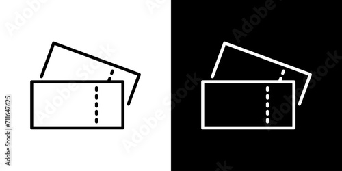 シンプルなチケットアイコン