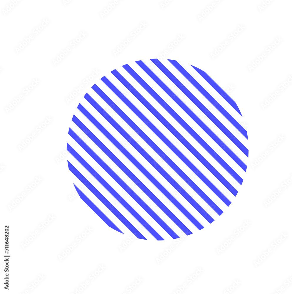 Abstract circle shape, geometric Memphis element Abstract circle shape, geometric Memphis element