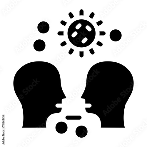 Infection Spread icon vector image. Can be used for Infectious Diseases.
