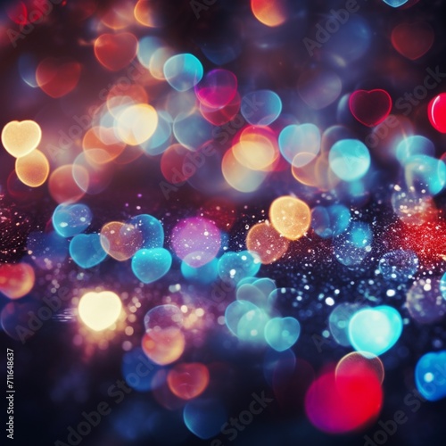 abstract background with bokeh