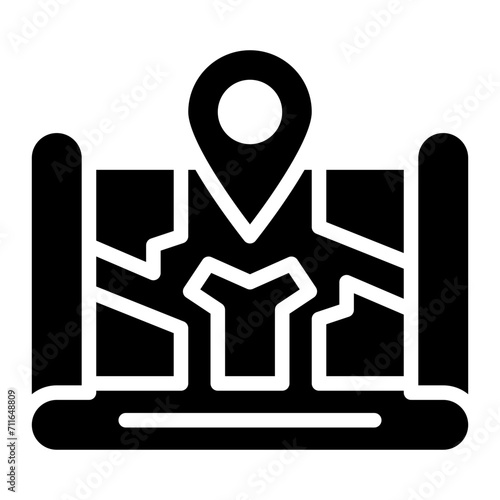 Outbreak Map icon vector image. Can be used for Infectious Diseases.