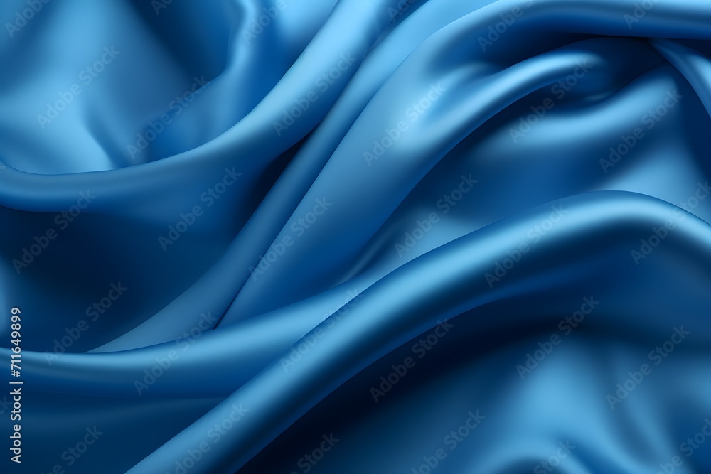 Blue satin cloth texture background Blue satin cloth texture background