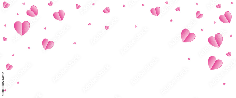 pink heart background. Valentines day background. Romantic background