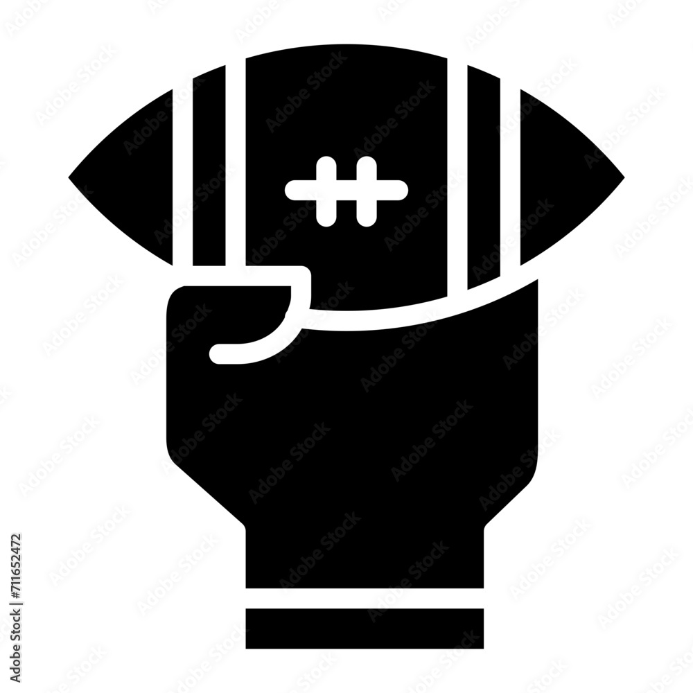 Quarterback icon vector image. Can be used for Rugby. Quarterback icon vector image. Can be used for Rugby.