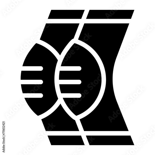 Kneepad icon vector image. Can be used for Rugby.