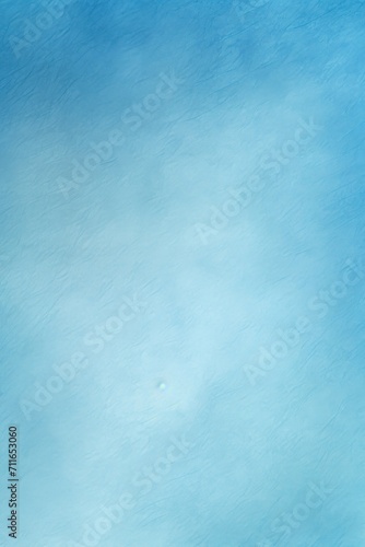 Blue flat clear gradient background with grainy rough matte noise plaster texture