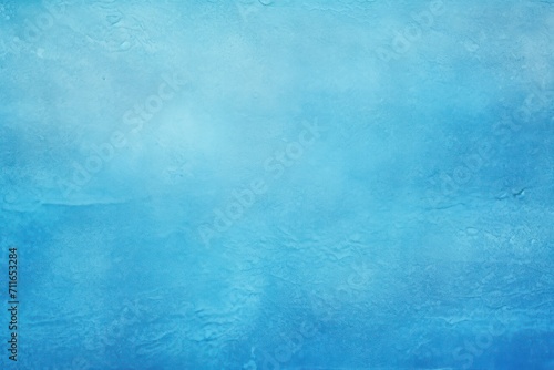 Blue flat clear gradient background with grainy rough matte noise plaster texture