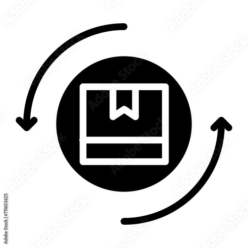 Reshipping icon vector image. Can be used for Warehouse. photo