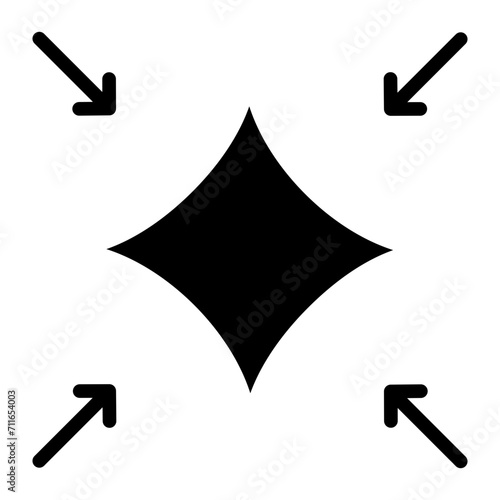 Shrink icon vector image. Can be used for Fabric Features.