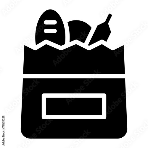 Grocery icon vector image. Can be used for Supermarket.