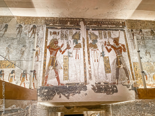 Tomb KV11 in the Egyptian Valley of the Kings, in the Theban necropolis, Egypt, Luxor