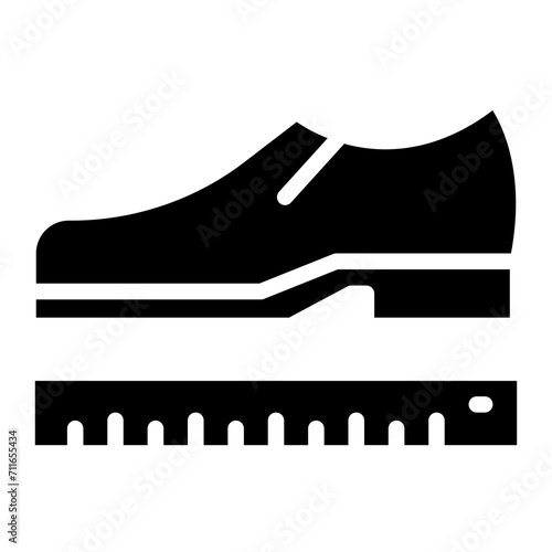 Shoe Size icon vector image. Can be used for Shoemaker.