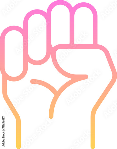 Fist hand icon