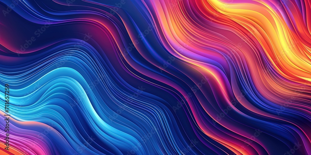 Obraz premium Abstraction with futuristic texture, color combination, wallpaper, background, volumetric texture,geometric elements and shapes.