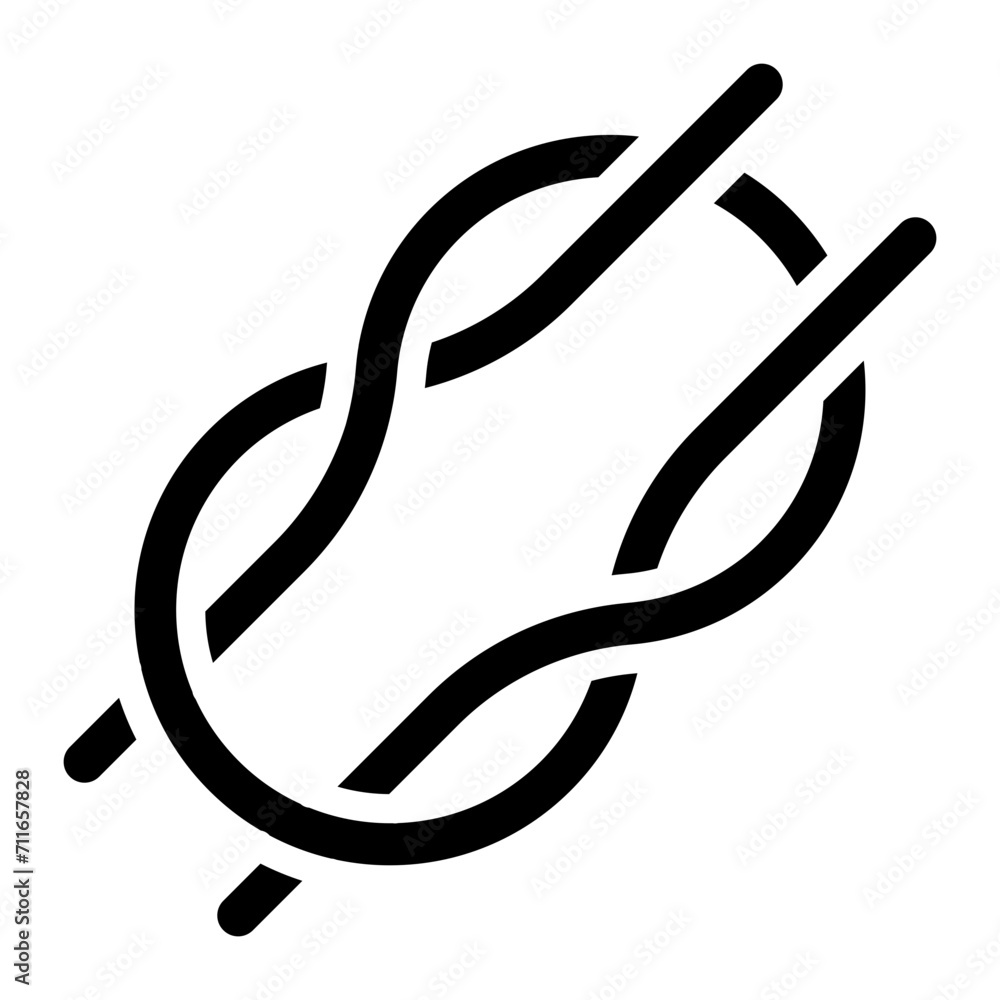 Scout Knot icon vector image. Can be used for Trekking.