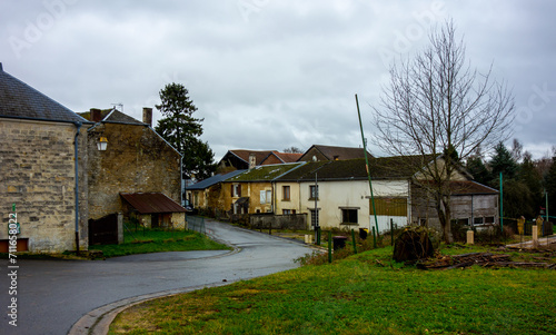 Street scene in a small village in the French Ardennes  © Gert-Jan van Vliet