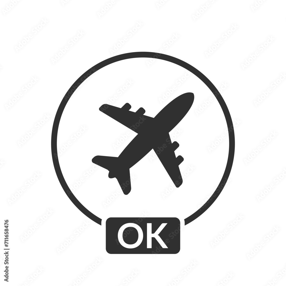 Liquids in carry-on baggage icon. Liquids in carry-on baggage icon.
