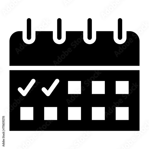 Reservation icon vector image. Can be used for Ski Resort.