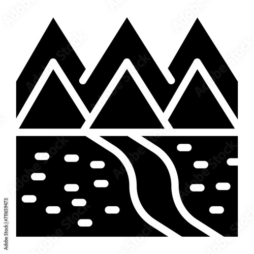 Terrain Park icon vector image. Can be used for Ski Resort.