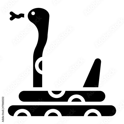 Anacoda icon vector image. Can be used for Rainforest.