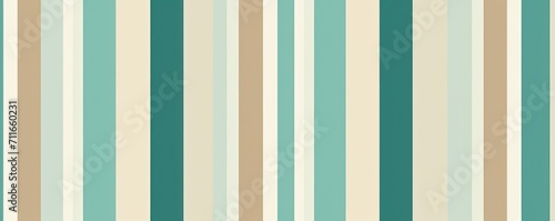 Classic striped seamless pattern in shades of aquamarine and beige