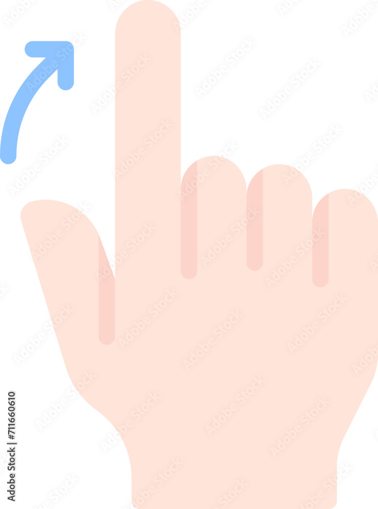 Swipe right finger icon Swipe right finger icon