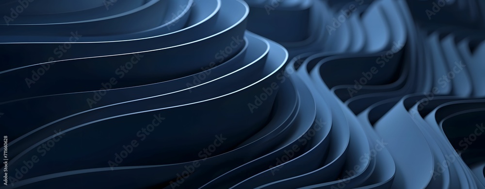 Abstract Background with Blue Convex Curves - Dark Navy and Dark Indigo, Minimalist Outlines, Stripes and Shapes, #ScreenshotSaturday, UHD Image, Rounded Abstract Background with Blue Convex Curves - Dark Navy and Dark Indigo, Minimalist Outlines, Stripes and Shapes, #ScreenshotSaturday, UHD Image, Rounded