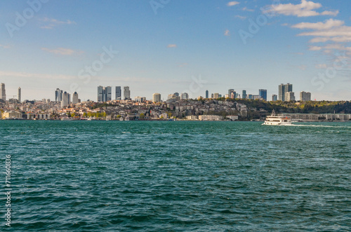 Bosporus and Istanbul scenic view from Uskudar pier on Anatolian side  © ssmalomuzh