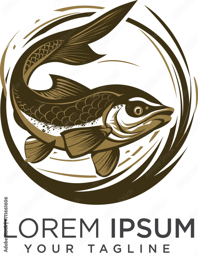 Fototapeta premium Fish Logo Template