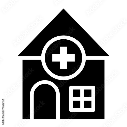 Nursing Home icon vector image. Can be used for Nursing.