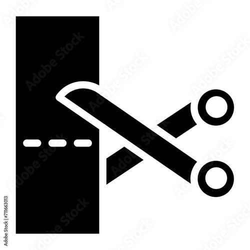 Cutting icon vector image. Can be used for Addiction. photo