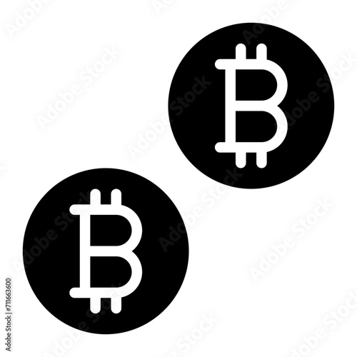 Cryptocurrency icon vector image. Can be used for Coworking Space.
