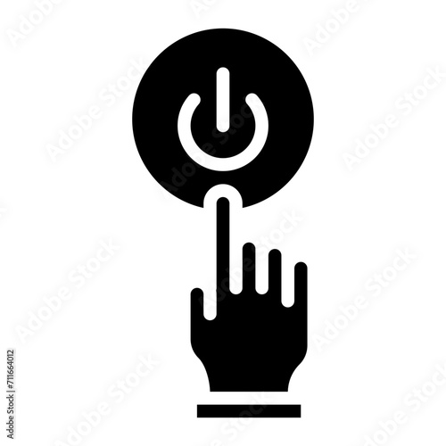 Activation icon vector image. Can be used for Video Blog.