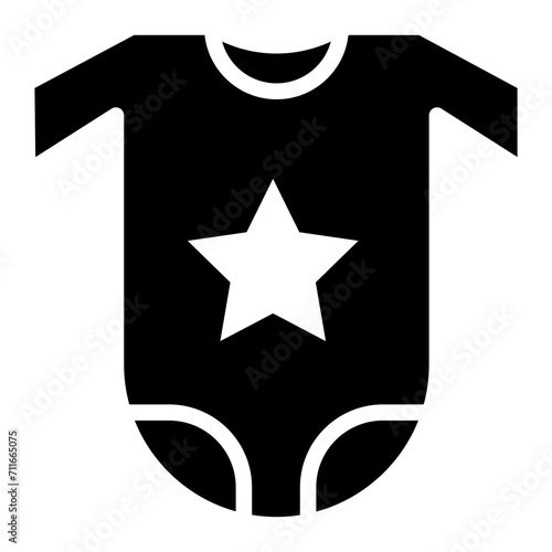Onesie icon vector image. Can be used for Maternity.
