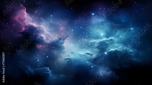 Stunning cosmic nebula and stars 360 degree hdri spherical panorama of space background