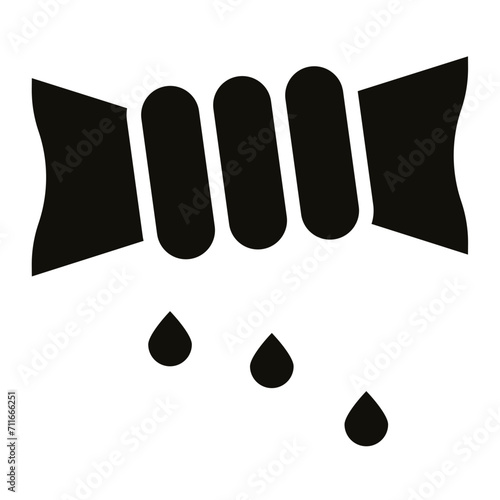 Squeeze icon vector image. Can be used for Laundry.