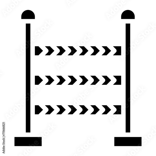 Police Line icon vector image. Can be used for Human Rights.