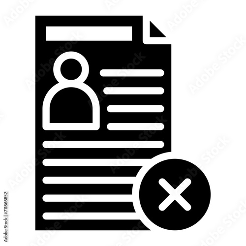 Rejection icon vector image. Can be used for Human Rights.